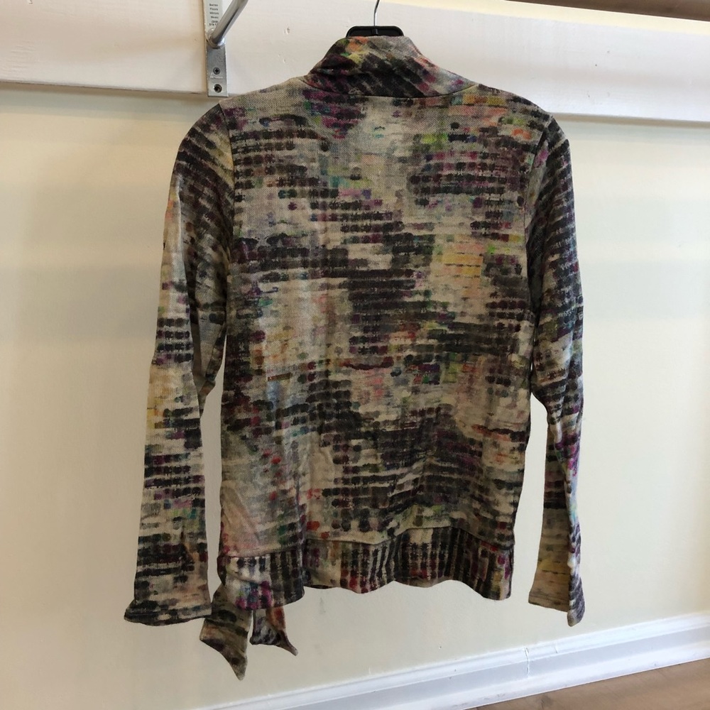 Weston acrylic blend tie sweater XS
